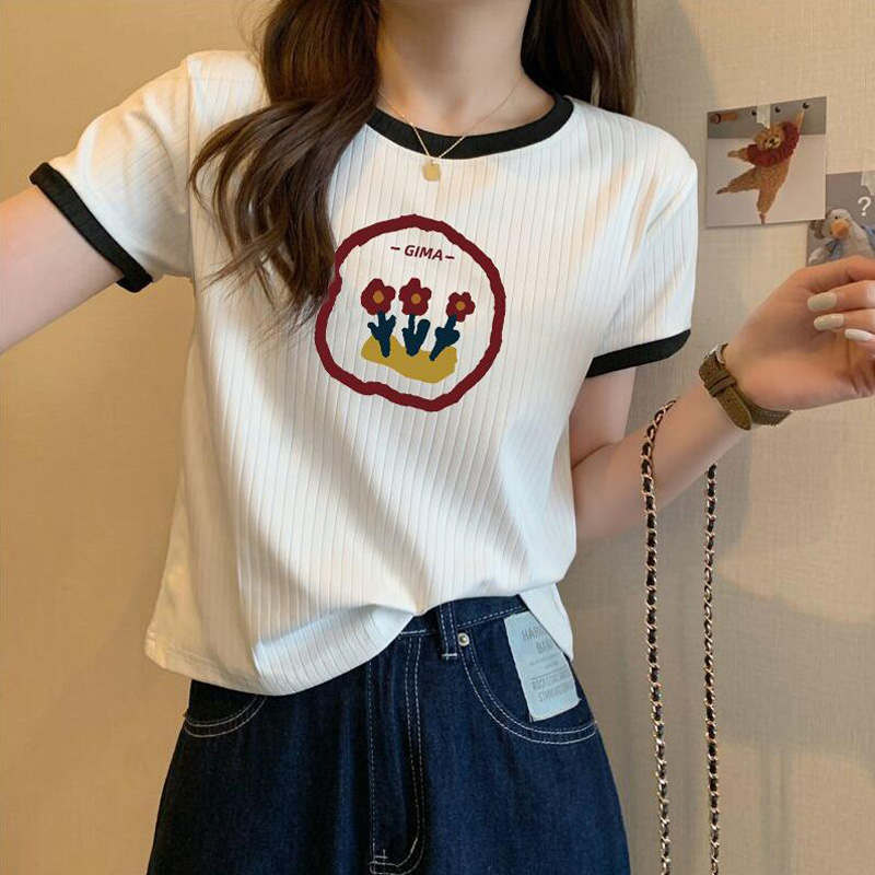 闺蜜装夏装短袖T恤女2023年新款