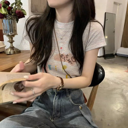 chic甜辣短袖T恤女夏季2026新款