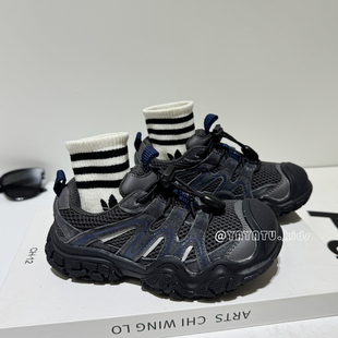 户外男童运动鞋2026新款春秋儿童运动鞋真皮女童登山鞋软底宝宝鞋