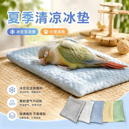 凉感冰豆豆鹦鹉透气凉垫