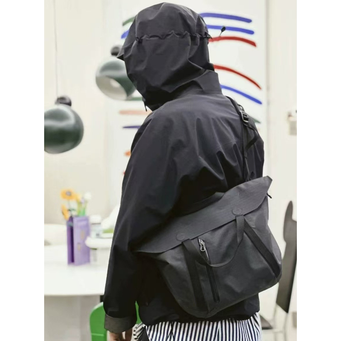 鸟家新款男女邮差包运动骑行包潮流机能风单肩斜挎包简约工装包,箱包皮具/热销女包/男包,单肩包,淘宝优惠券,粉丝福利购,淘宝优惠卷