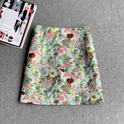 小碎花短款半身裙女初夏女