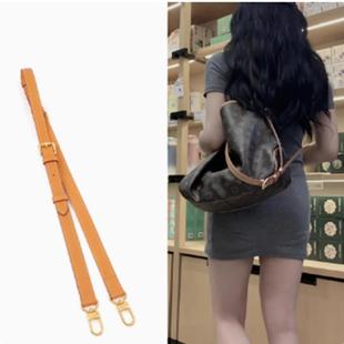 适用lv delightful中古托特包真皮牛皮肩带包带斜挎腋下包包配件