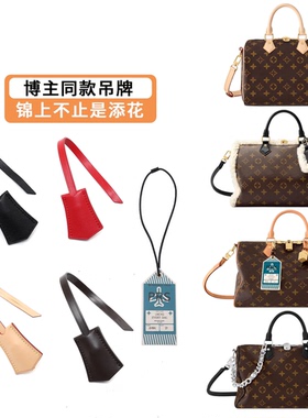适用Lv speedy20/25/Soft30枕头包包飞机牌行李牌挂饰装饰登机牌