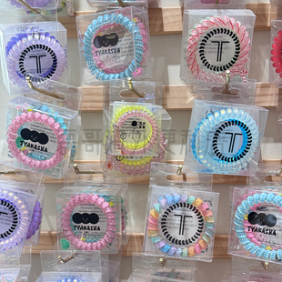 美国Teleties电话线发圈秋季新款TT发圈无痕高马尾塔卡沙联名系列