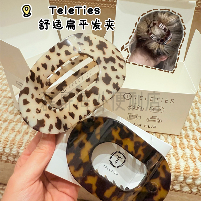 美国TELETIES扁平发夹高级感头饰