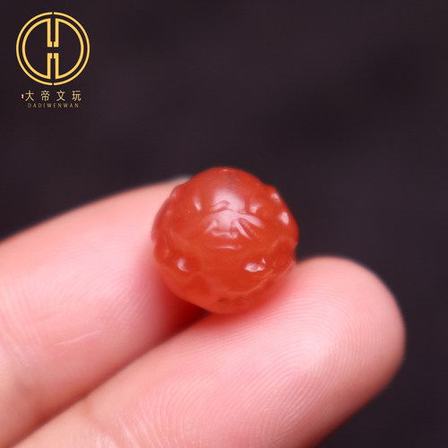 南红玛瑙大象珠腰珠隔珠文玩配饰