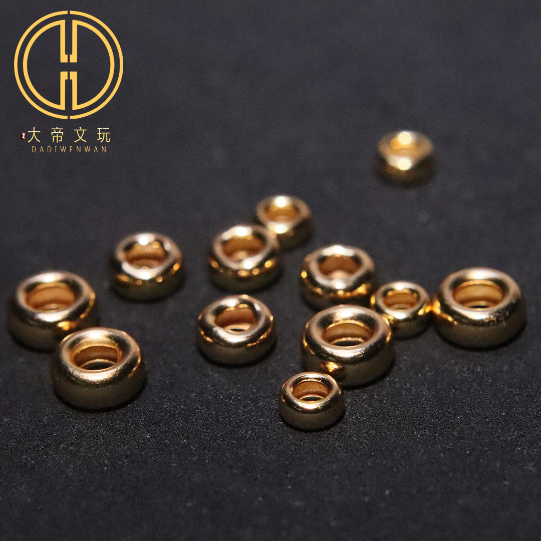 纯银925银镀金素面光面卡环扣子隔圈隔珠菩提手链编绳diy文玩配饰,饰品/流行首饰/时尚饰品新,其他DIY饰品配件,淘宝优惠券,粉丝福利购,淘宝优惠卷