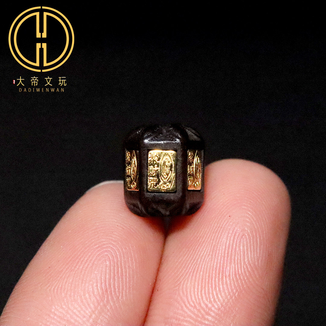 原创s925银镀金天然沉香木镶嵌聚财咒六面桶珠散珠diy配饰手串珠,饰品/流行首饰/时尚饰品新,其他DIY饰品配件,淘宝优惠券,粉丝福利购,淘宝优惠卷