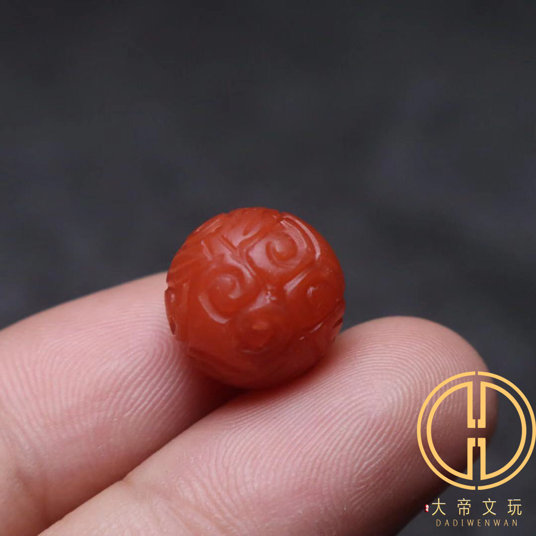 天然原矿保真南红玛瑙顶长串DIY