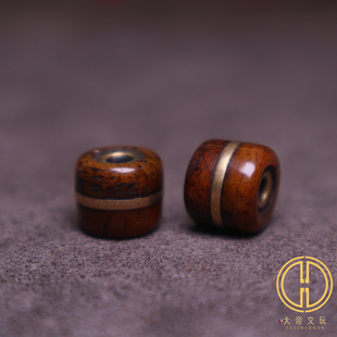 天然驼骨老料搓金桶珠顶腰珠隔珠菩提手串长串佛珠diy文玩配饰