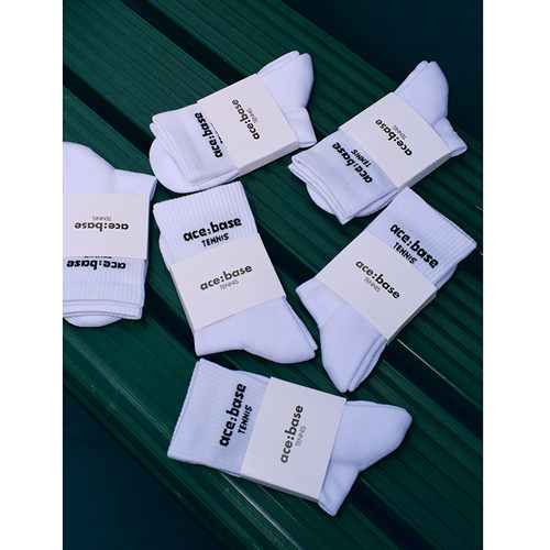 acebase毛巾底ins风潮网球袜
