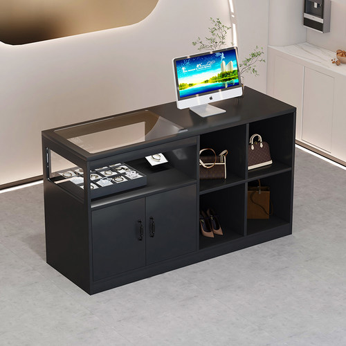 服装店玻璃中岛流水台陈列台