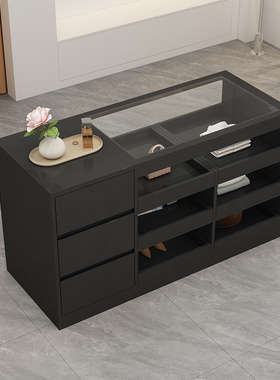 服装店中岛台展示柜边柜储物柜置物装饰柜摆件展台陈列展示桌定制