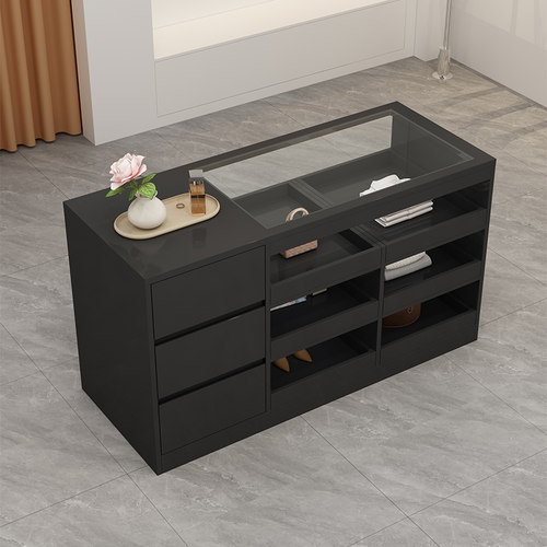 服装店中岛台展示柜边柜储物柜置物装饰柜摆件展台陈列展示桌定制