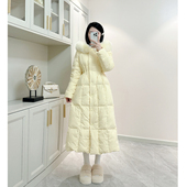 浩可可 90白鸭绒收腰外套 狐狸大毛领 小暖炉 温柔奶香保暖羽绒服