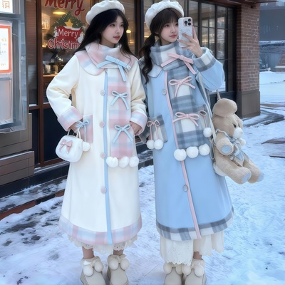 飞行日记可爱甜妹大衣女秋东外套