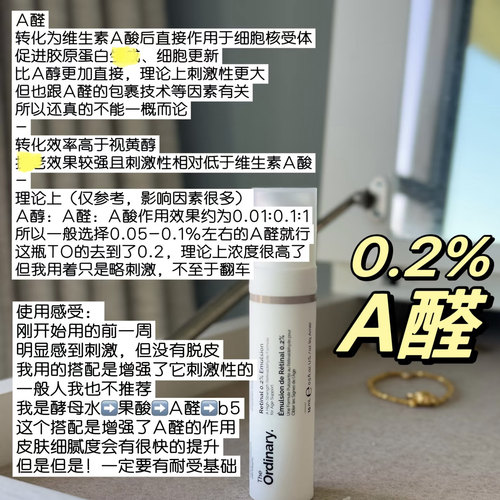 现货视黄醛 the ordinary 0.2% Retinal  A醛 精华液淡化细纹15ml