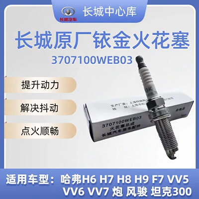 哈弗F5F7坦克300原车火花塞