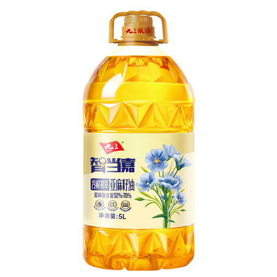 【下拉详情页抢百亿补贴】九三智当嘉冷榨初萃亚麻籽油5L