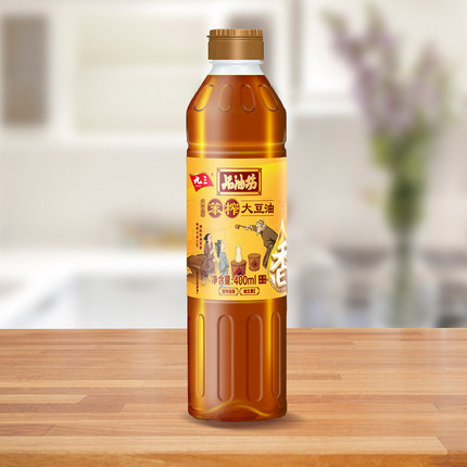 【下拉详情页，抢金币补贴】九三非转基因品油坊笨榨豆油400ml
