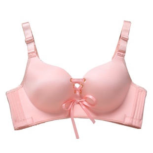 内衣文胸前带拉绳聚拢 绑带式加厚小胸平胸特厚8cm上托拉b奶罩9cm