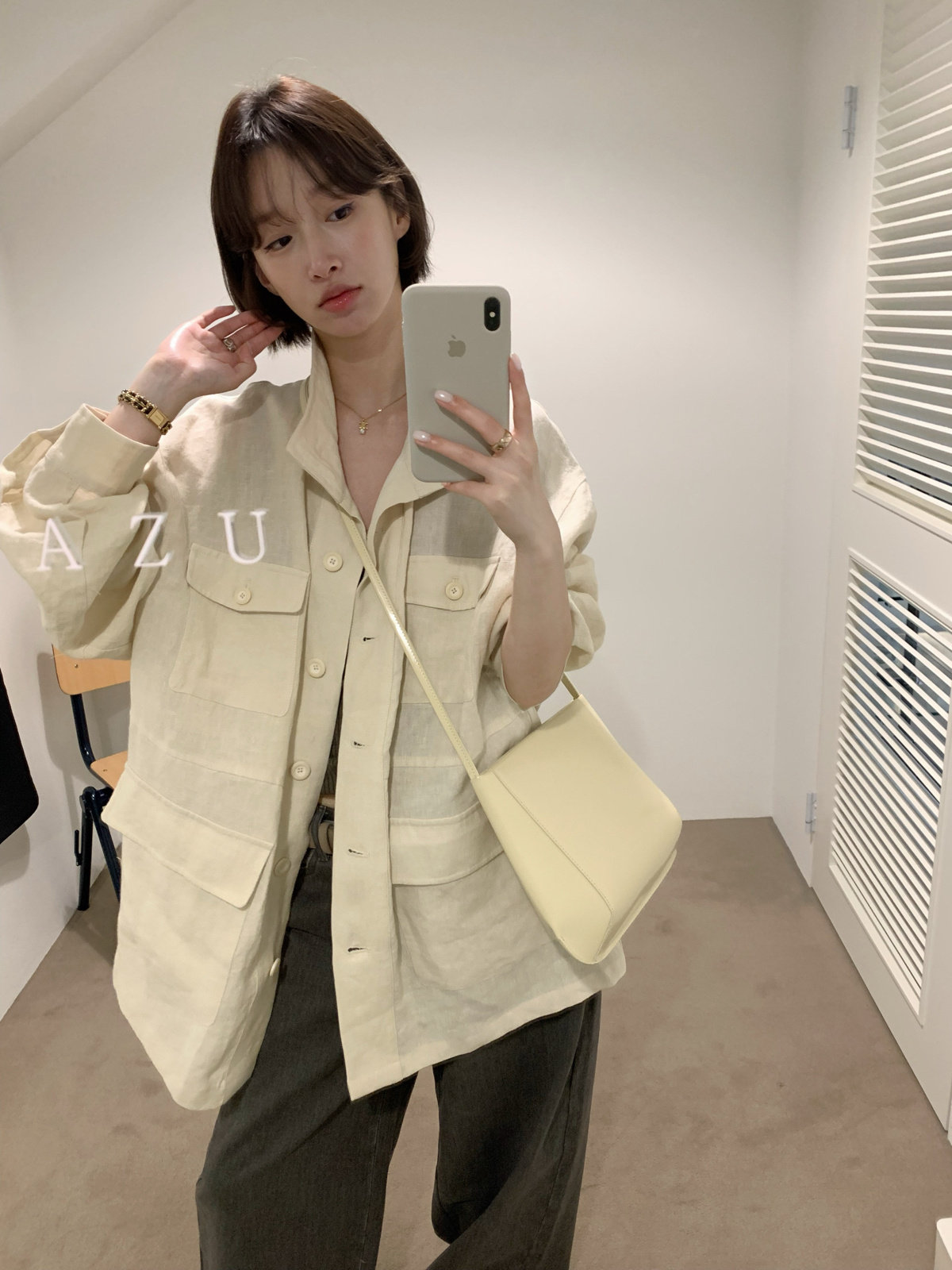 2026新大码女装胖妹妹宽松休闲亚麻衬衫200斤显瘦长袖衬衣外套