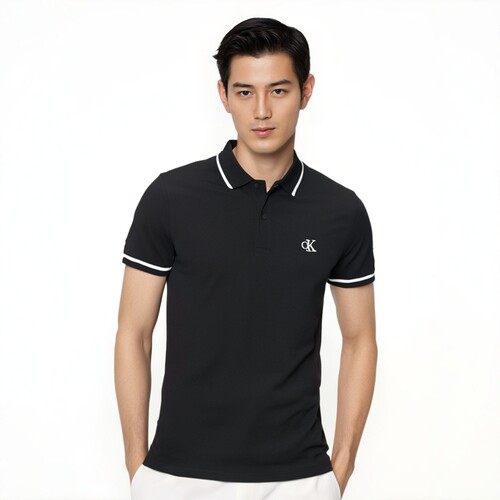 CalvinKlein男士休闲短袖polo衫