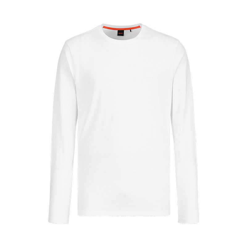[保税仓]Hugo Boss男士2026新款春秋季纯色休闲纯棉打底衫长袖T恤