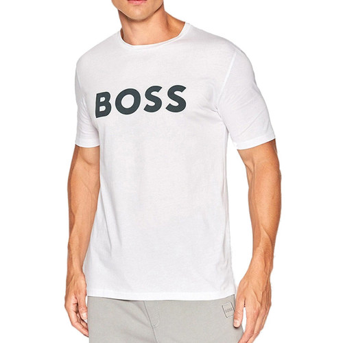 HugoBoss男士logo印花短袖T恤