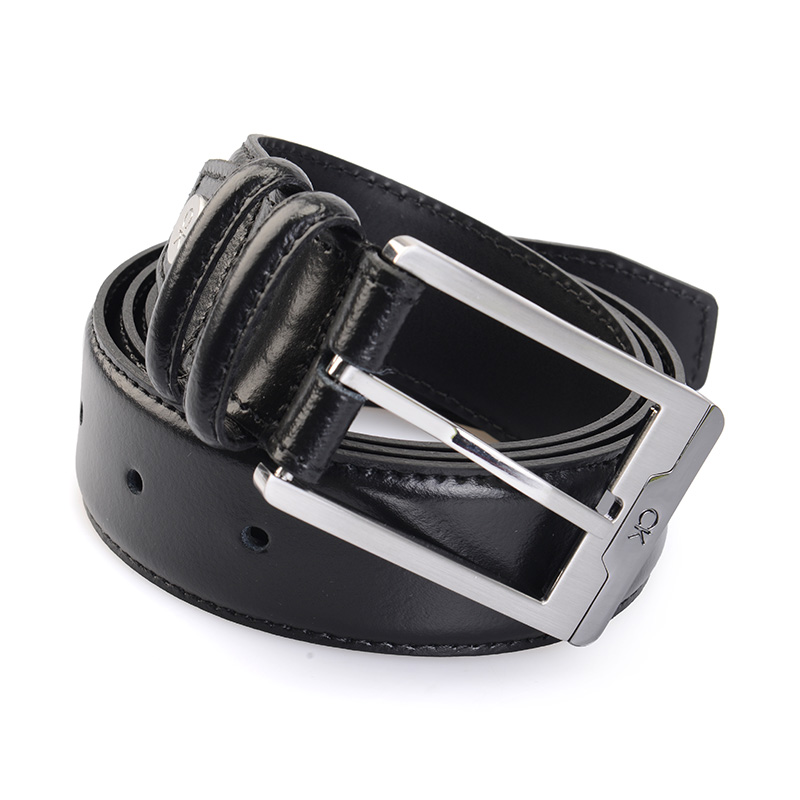 calvin klein/凯文克莱ck真皮腰带男士秋季新品商务针扣真皮皮带