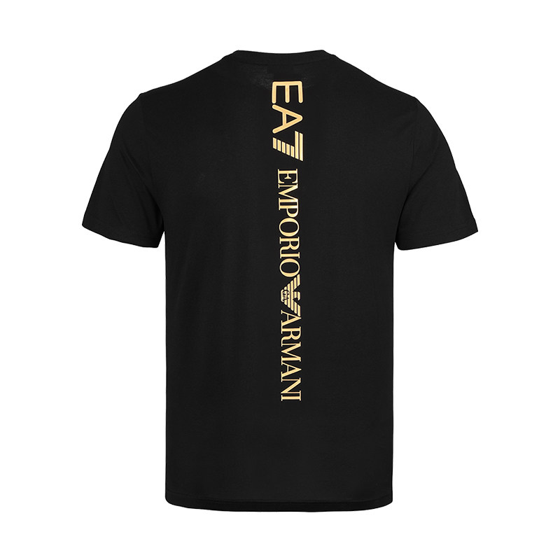 Armani阿玛尼EA7男装夏季纯棉上衣2026新款高端印花全棉短袖T恤男