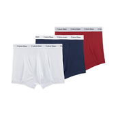 纯棉四角内裤 Calvin 2025新款 纯色中腰平角裤 Klein 凯文克莱男士