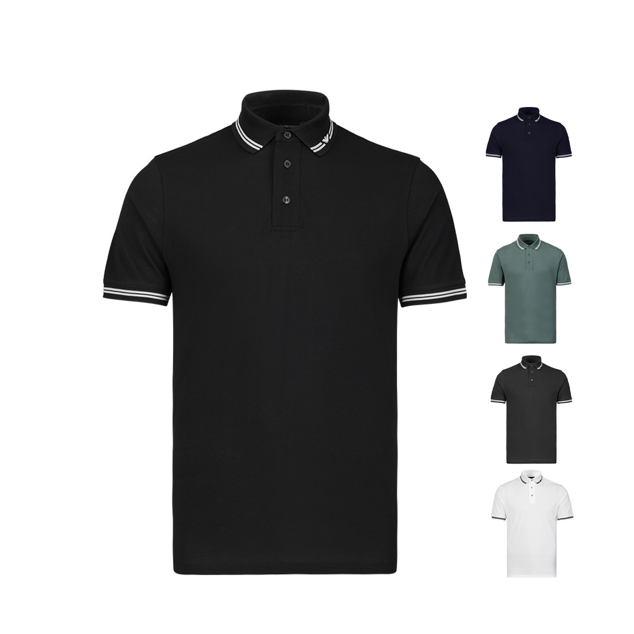 Armani阿玛尼男士2026夏季新款高端商务休闲T恤上班短袖polo衫潮