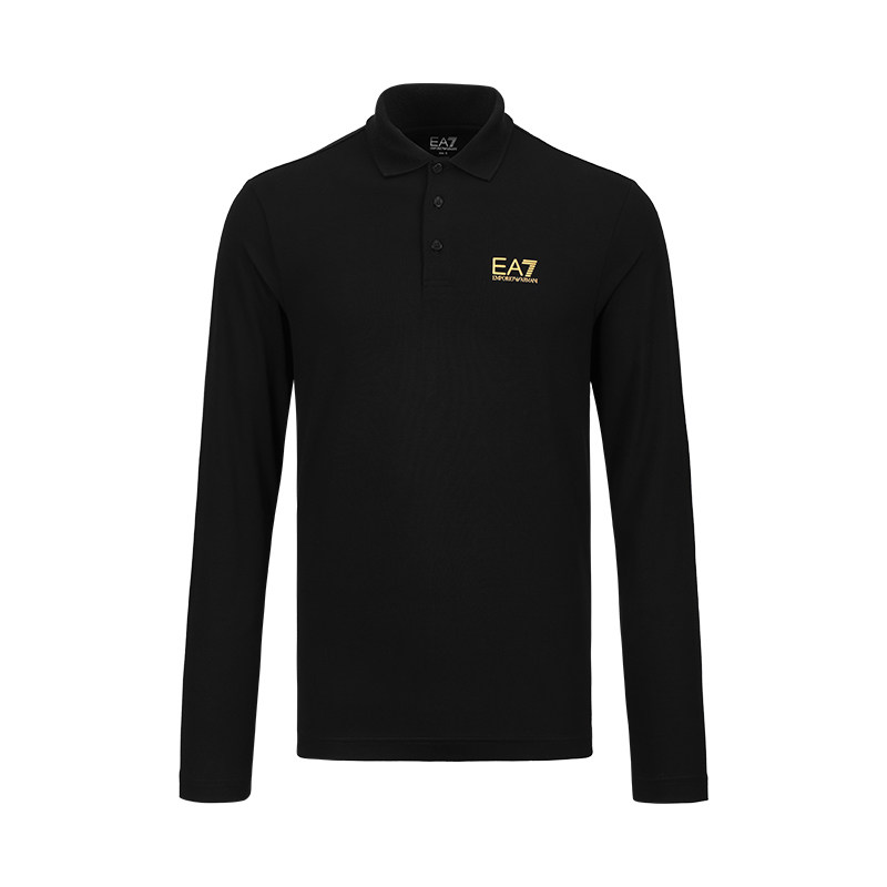 Armani阿玛尼男士2025新款冬季纯棉打底衫商务休闲T恤长袖polo衫