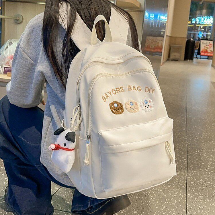 韩版书包初中女生大容量高中学生2026新款超轻便护脊减负双肩背包