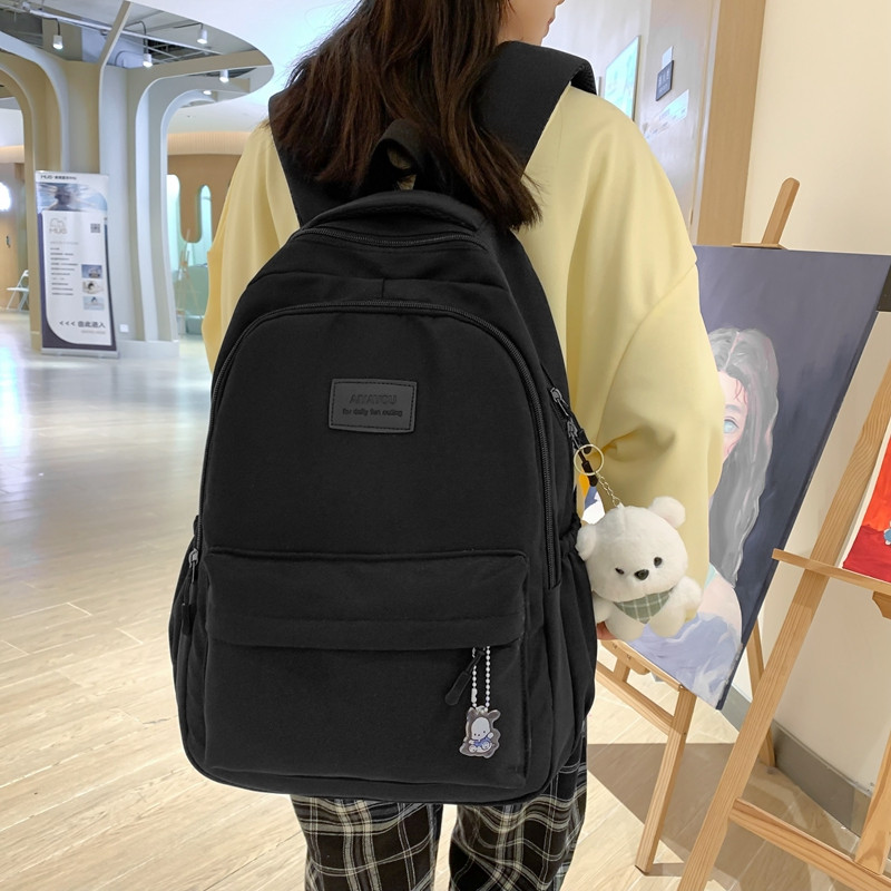 高一高二高三高中生初中生书包女2026新款结实大容量双肩包大学生