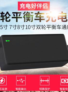 两轮平衡车充电器儿童36v42v2A6.5寸8寸10寸阿尔郎猛犸王凤凰通用