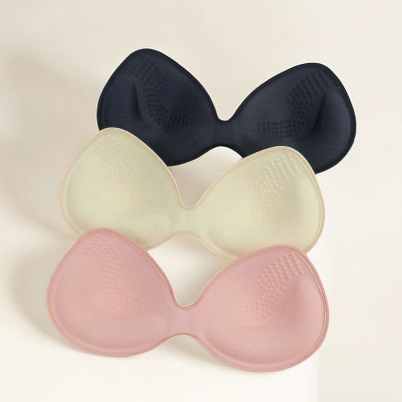 2.5公分加厚乳胶胸垫分体连体小胸增大可替换运动内衣水滴形插片