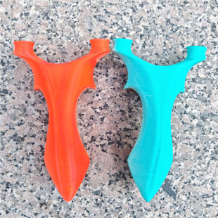 树脂9020弹弓打印外壳黑马弹弓树脂浇筑结实圆头一把抓弹弓防滑弓