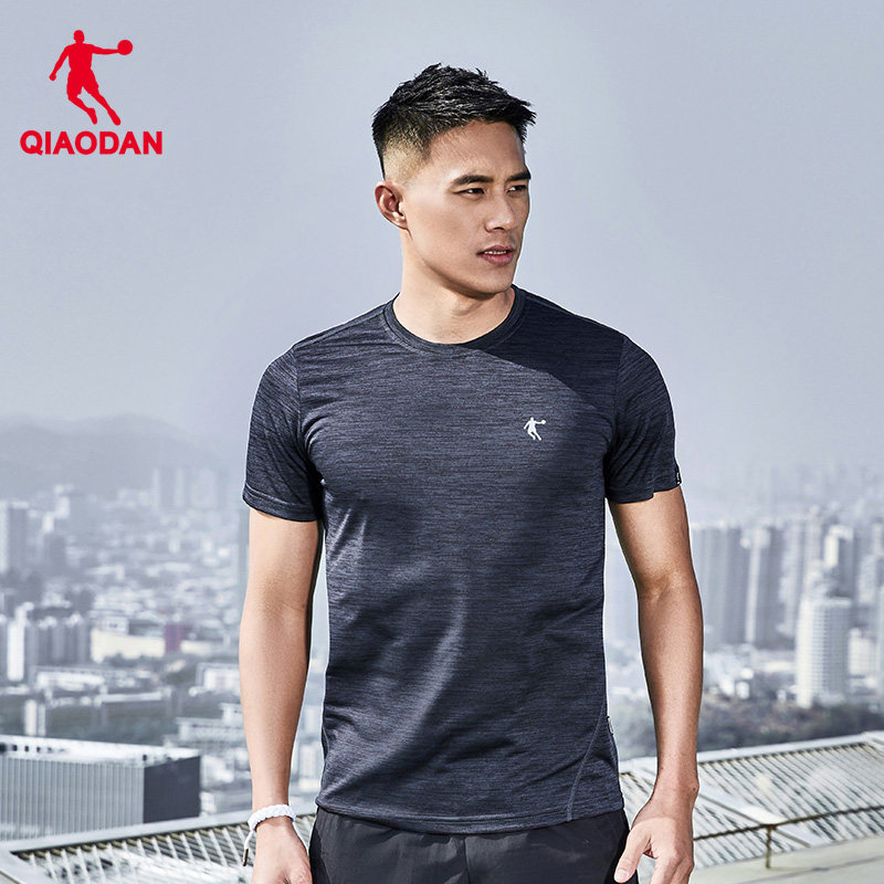 乔丹爸爸短袖T恤男2026夏季新款男士运动速干衣冰丝透气跑步健身