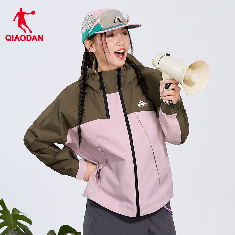乔丹网布风衣中科探女生