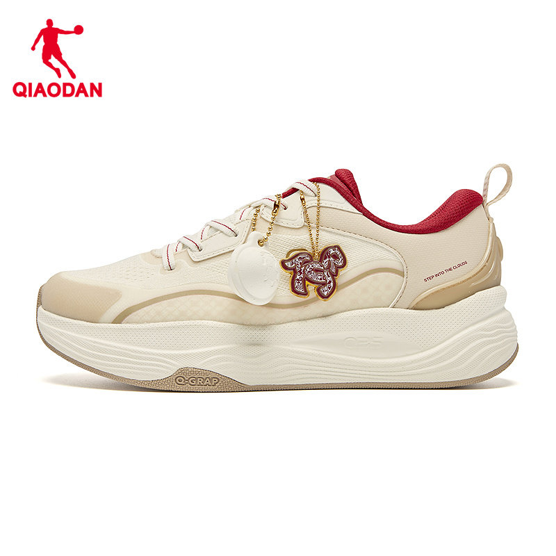 乔丹休闲鞋女运动鞋2026春季新年款红色鞋子厚底增高革面防水女鞋,运动鞋new,运动休闲鞋,淘宝优惠券,粉丝福利购,淘宝优惠卷