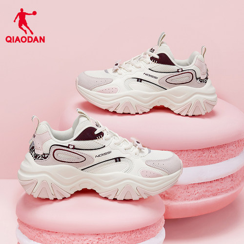 乔丹增高休闲鞋女反绒皮