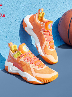 乔丹破影5lite篮球鞋男士2025冬季新款官方耐磨缓震青少年球鞋男