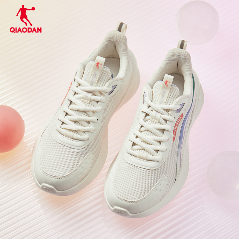 乔丹运动鞋女网面透气