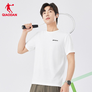 乔丹冰感科技短袖T恤衫男士2026夏季新款透气休闲冰丝宽松上衣