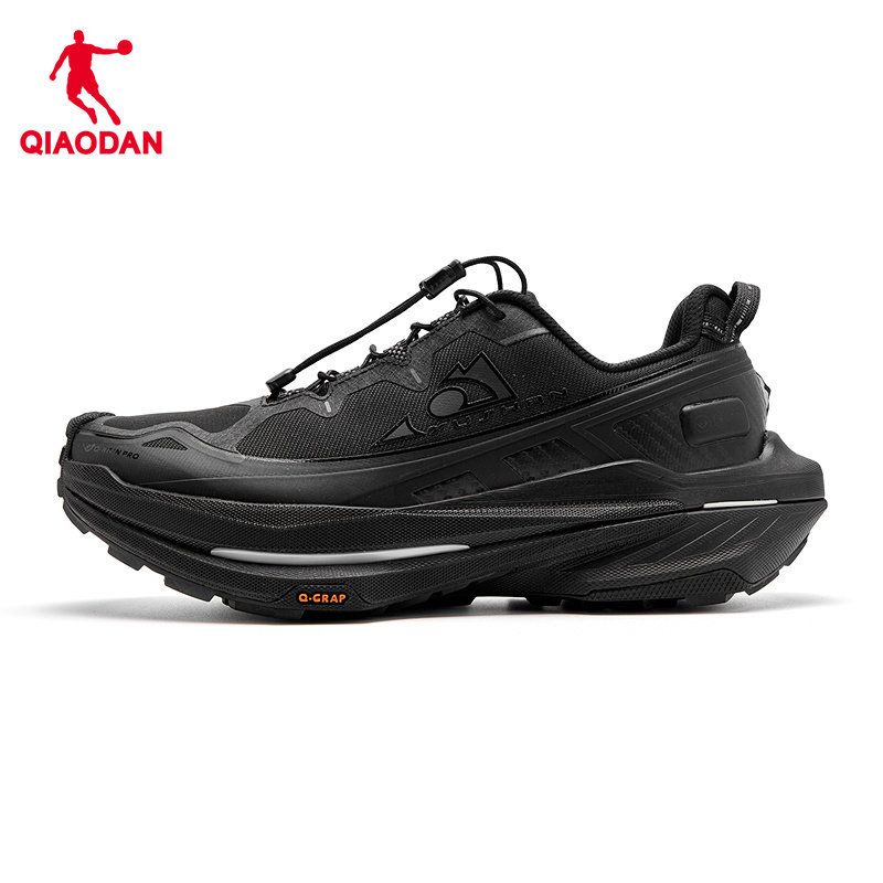 乔丹男鞋黑色冬季减震运动鞋男士软底防滑休闲鞋官方正品商场同款