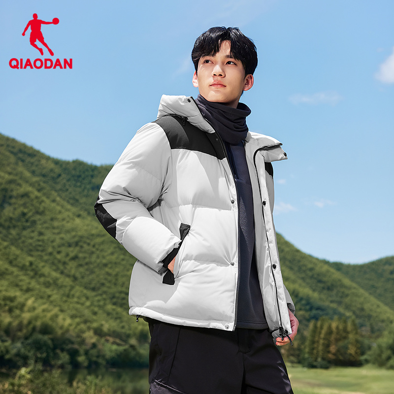 乔丹羽绒服保暖防风户外登山服