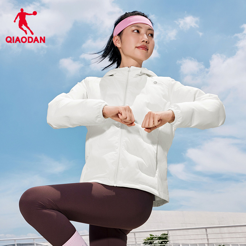 乔丹抗寒羽绒服短款加厚面包服